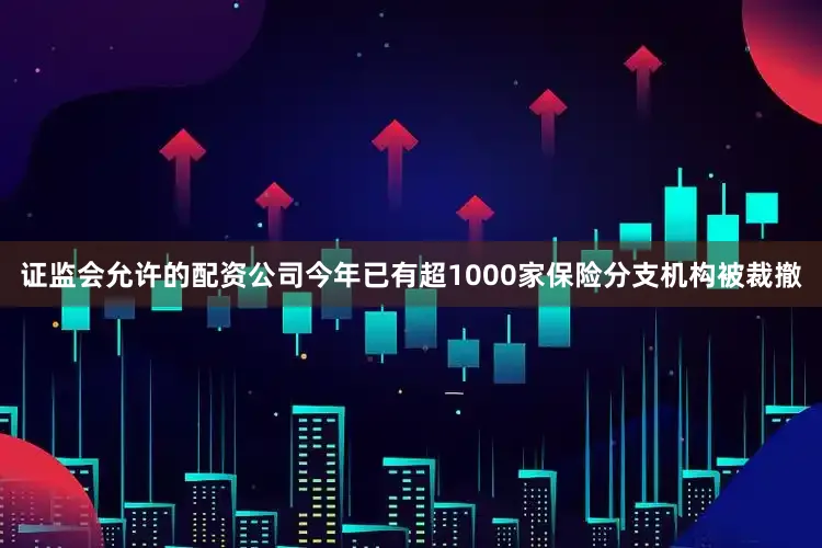 证监会允许的配资公司今年已有超1000家保险分支机构被裁撤